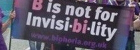 ["B is not for invisi-bi-lity" banner photo]